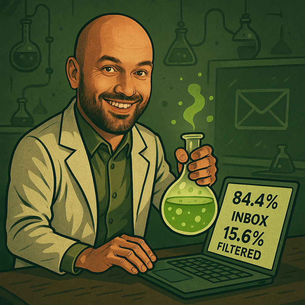 Steven as crazy scientist