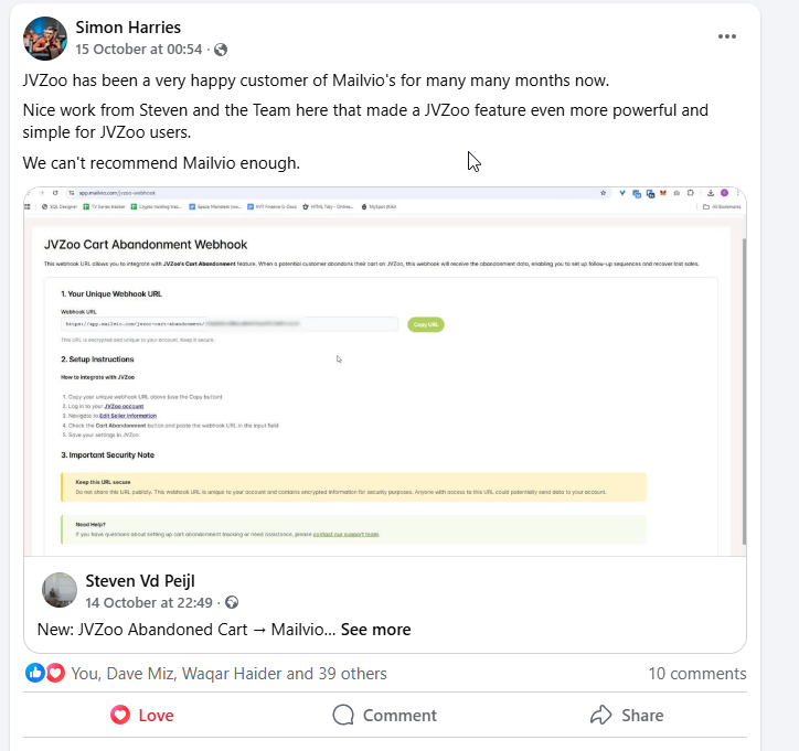 Simon Harrie campaign results